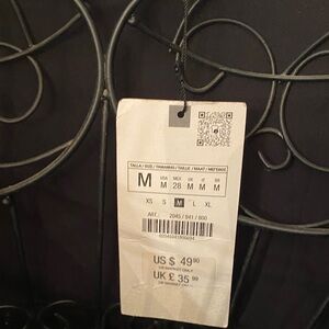 Zara Black Draped Dress